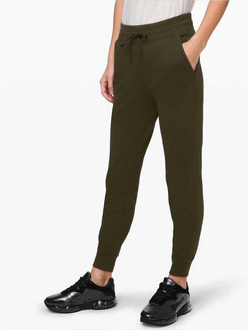 Lululemon Warm Down Jogger in Dark Olive 6